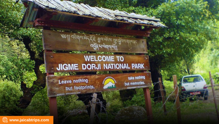 jigme dorjee national park in bhutan