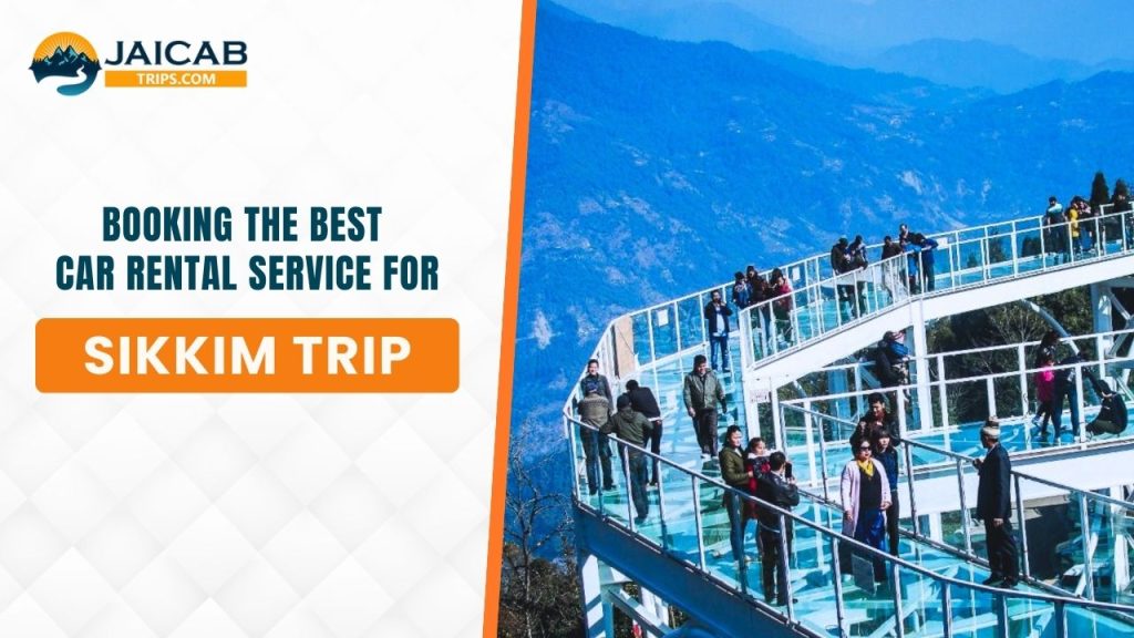 booking car rental service for sikkim