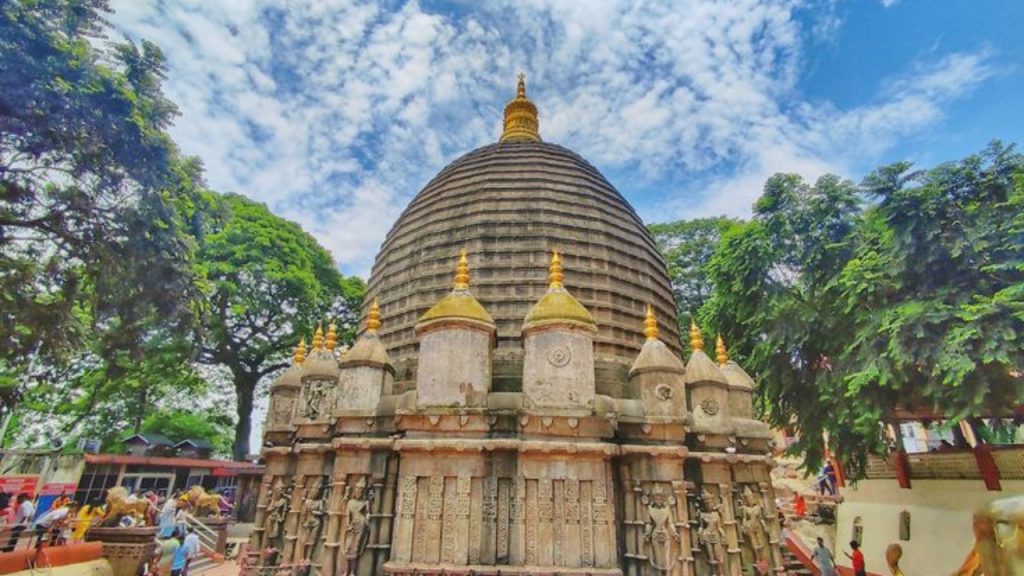 Kamakhya Temple, situated atop the Nilachal Hill in Guwahati, Assam